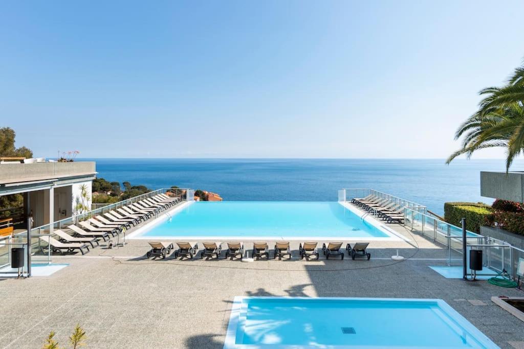 Vue Mer Incroyable Aux Portes De Monaco Cap-d'Ail Exterior foto